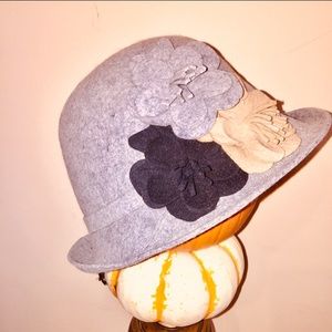 NWT Light Grey Felt (Wool) Hat